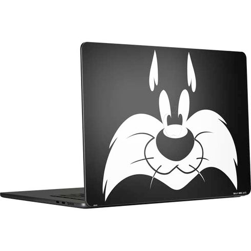 Looney Tunes Sylvester the Cat Black and White MacBook Air 15 in (2023) Skin