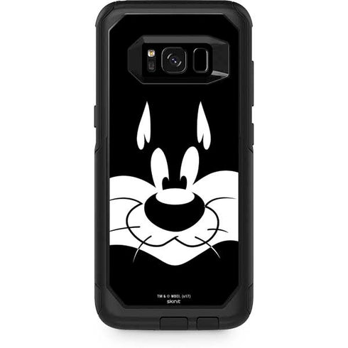 Looney Tunes Sylvester the Cat Black and White Otterbox Commuter Galaxy Skin