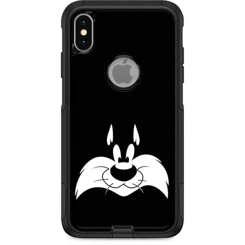 Looney Tunes Sylvester the Cat Black and White Otterbox Commuter iPhone Skin