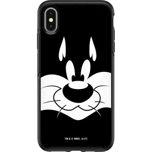 Looney Tunes Sylvester the Cat Black and White Otterbox Symmetry iPhone Skin