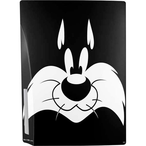 Looney Tunes Sylvester the Cat Black and White PS5 Bundle Skin