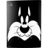 Looney Tunes Sylvester the Cat Black and White PS5 Console Skin