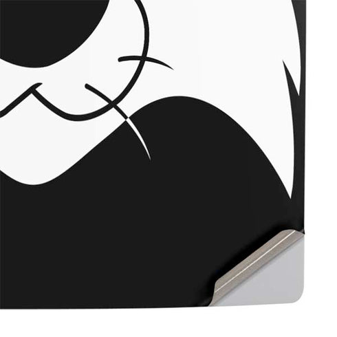 Looney Tunes Sylvester the Cat Black and White PS5 Console Skin