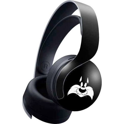Looney Tunes Sylvester the Cat Black and White PULSE 3D Wireless Headset for PS5 Skin