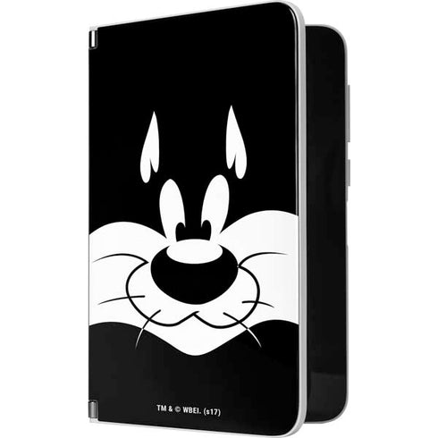 Looney Tunes Sylvester the Cat Black and White Surface Duo Skin
