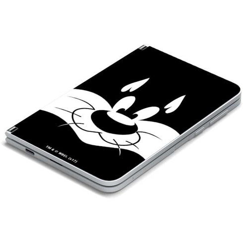 Looney Tunes Sylvester the Cat Black and White Surface Duo Skin