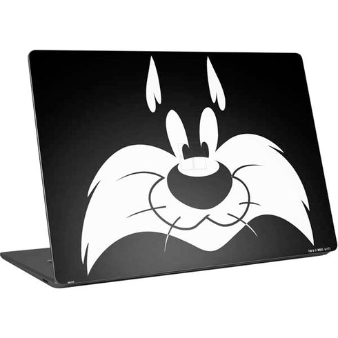 Looney Tunes Sylvester the Cat Black and White Surface Laptop 4 15in Skin