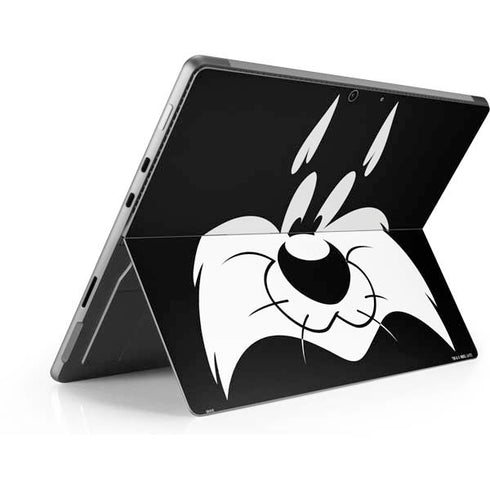 Looney Tunes Sylvester the Cat Black and White Surface Pro 9 Skin