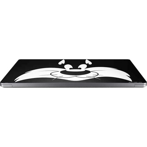 Looney Tunes Sylvester the Cat Black and White Universal Laptop 16in (13 x 9.4in) Skin