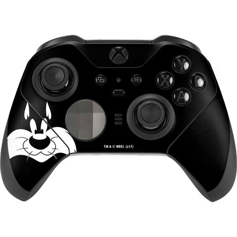 Looney Tunes Sylvester the Cat Black and White Xbox Elite Wireless Controller Series 2 Skin