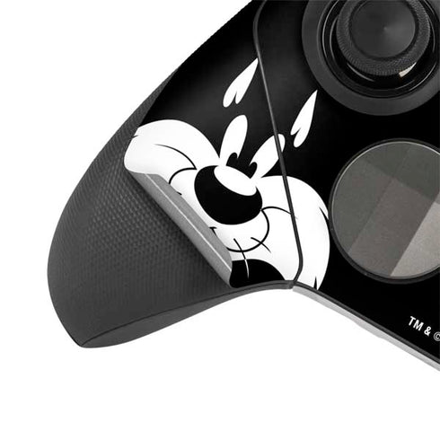 Looney Tunes Sylvester the Cat Black and White Xbox Elite Wireless Controller Series 2 Skin