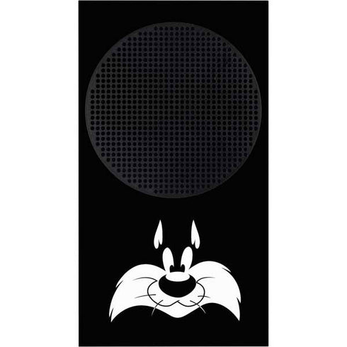 Looney Tunes Sylvester the Cat Black and White Xbox Series S Bundle Skin