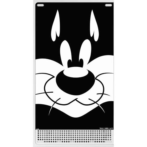 Looney Tunes Sylvester the Cat Black and White Xbox Series S Skins