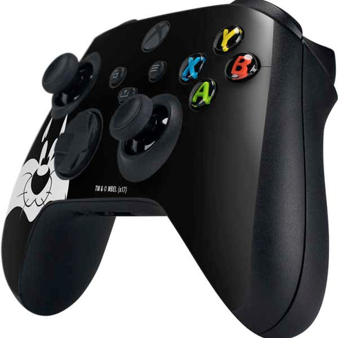 Looney Tunes Sylvester the Cat Black and White Xbox Series X Controller Skin