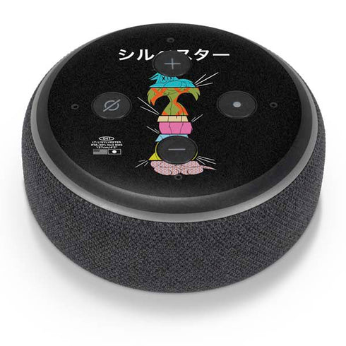 Looney Tunes Sylvester the Cat Sliced Juxtapose Amazon Echo Dot Skin