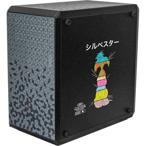 Looney Tunes Sylvester the Cat Sliced Juxtapose Cooler Master MasterBox Q300L Mini Tower Skin