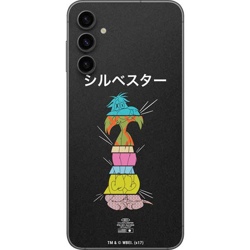 Looney Tunes Sylvester the Cat Sliced Juxtapose Galaxy A14 5G Skin