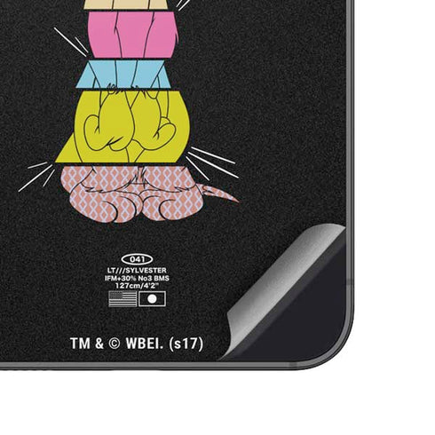 Looney Tunes Sylvester the Cat Sliced Juxtapose Galaxy A14 5G Skin