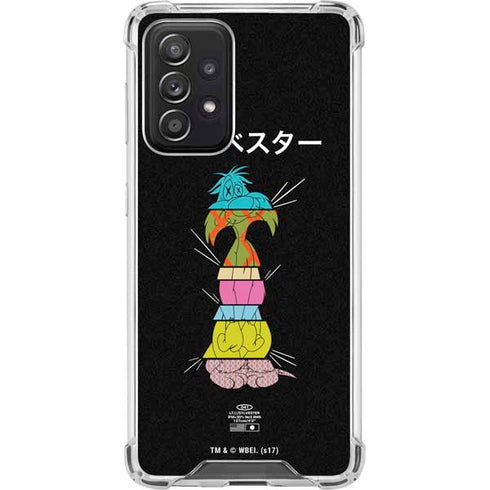Looney Tunes Sylvester the Cat Sliced Juxtapose Galaxy A52 5G Clear Case