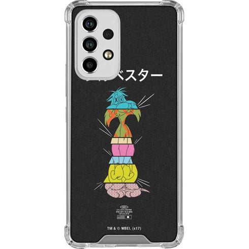Looney Tunes Sylvester the Cat Sliced Juxtapose Galaxy A53 5G Clear Case