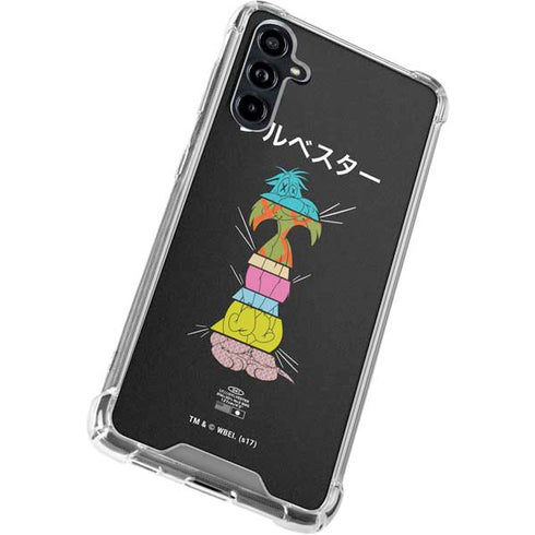 Looney Tunes Sylvester the Cat Sliced Juxtapose Galaxy A54 5G Clear Case