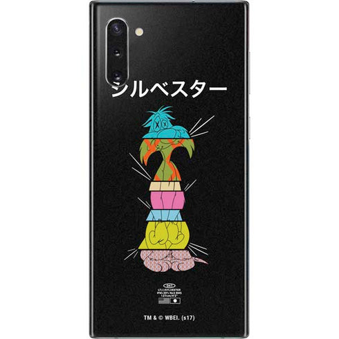 Looney Tunes Sylvester the Cat Sliced Juxtapose Galaxy Note 10 Skin