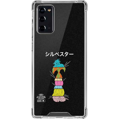 Looney Tunes Sylvester the Cat Sliced Juxtapose Galaxy Note20 5G Clear Case