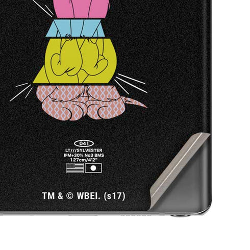 Looney Tunes Sylvester the Cat Sliced Juxtapose Galaxy Note20 5G Skin