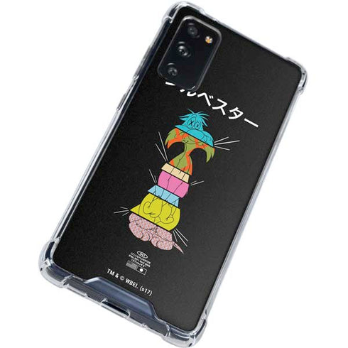 Looney Tunes Sylvester the Cat Sliced Juxtapose Galaxy S20 FE Clear Case