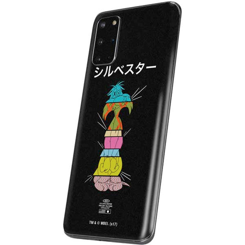 Looney Tunes Sylvester the Cat Sliced Juxtapose Galaxy S20 Plus Skin