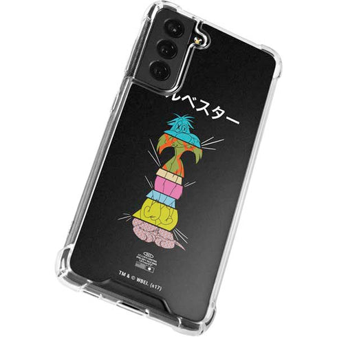 Looney Tunes Sylvester the Cat Sliced Juxtapose Galaxy S21 FE Clear Case