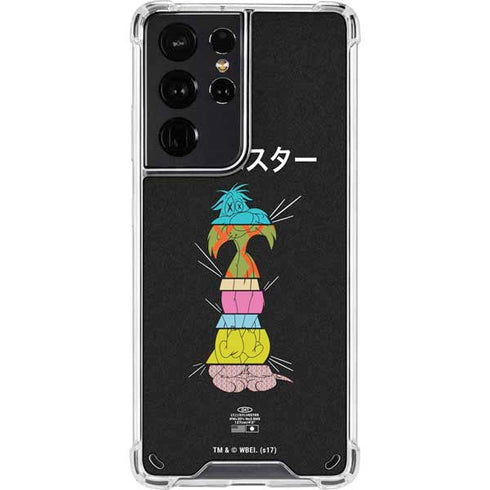 Looney Tunes Sylvester the Cat Sliced Juxtapose Galaxy S21 Ultra 5G Clear Case