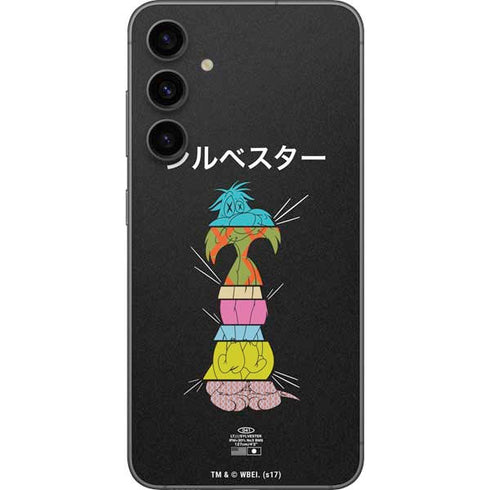 Looney Tunes Sylvester the Cat Sliced Juxtapose Galaxy S23 FE Skin