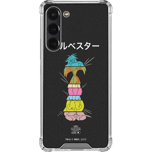 Looney Tunes Sylvester the Cat Sliced Juxtapose Galaxy S23 Plus Clear Case