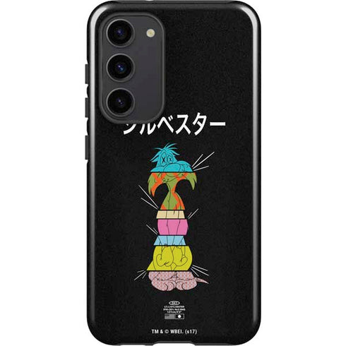 Looney Tunes Sylvester the Cat Sliced Juxtapose Galaxy S23 Plus Pro Case