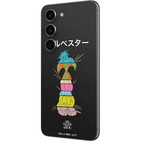 Looney Tunes Sylvester the Cat Sliced Juxtapose Galaxy S23 Skin