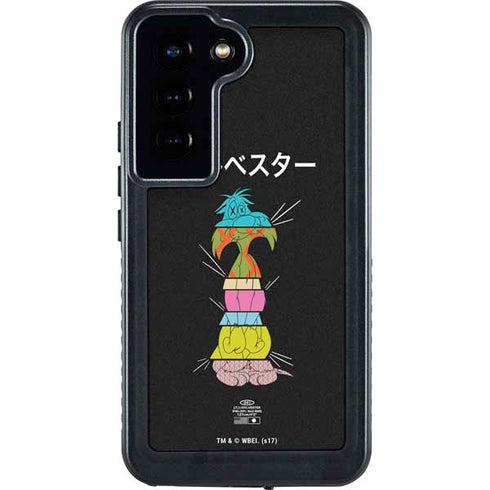 Looney Tunes Sylvester the Cat Sliced Juxtapose Galaxy S23 Waterproof Case