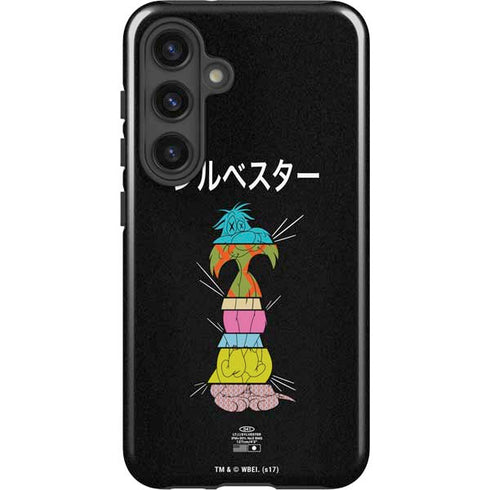 Looney Tunes Sylvester the Cat Sliced Juxtapose Galaxy S24 Plus Impact Case