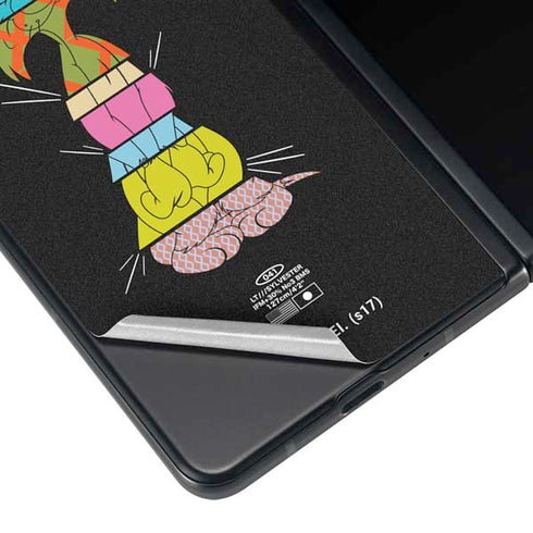 Looney Tunes Sylvester the Cat Sliced Juxtapose Galaxy Z Fold4 5G Skin