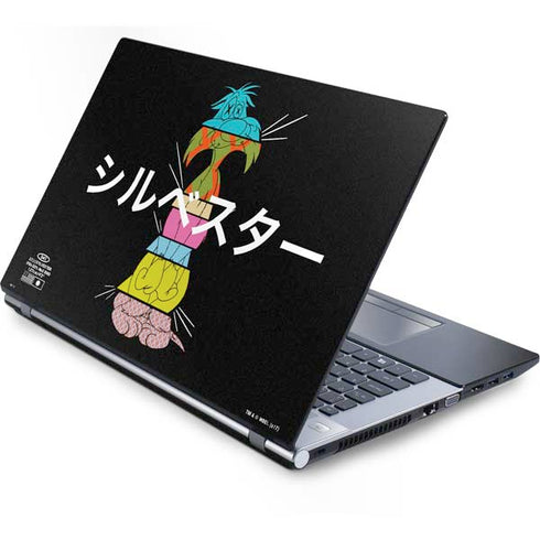 Looney Tunes Sylvester the Cat Sliced Juxtapose Generic Laptop Skin