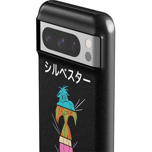 Looney Tunes Sylvester the Cat Sliced Juxtapose Google Pixel 8 Pro Impact Case