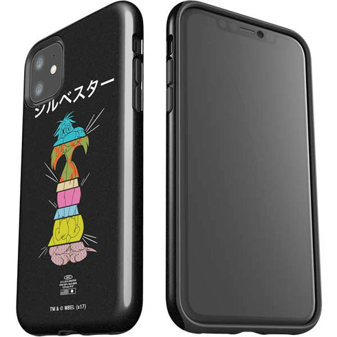 Looney Tunes Sylvester the Cat Sliced Juxtapose iPhone 11 Impact Case