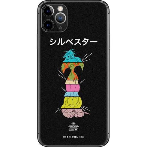 Looney Tunes Sylvester the Cat Sliced Juxtapose iPhone 11 Pro Max Skin