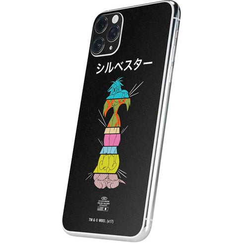 Looney Tunes Sylvester the Cat Sliced Juxtapose iPhone 11 Pro Max Skin