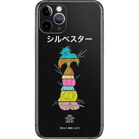 Looney Tunes Sylvester the Cat Sliced Juxtapose iPhone 11 Pro Skin