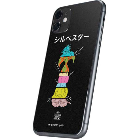 Looney Tunes Sylvester the Cat Sliced Juxtapose iPhone 11 Skin