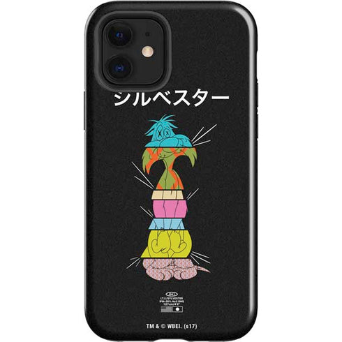 Looney Tunes Sylvester the Cat Sliced Juxtapose iPhone 12 Impact Case