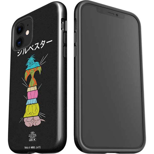 Looney Tunes Sylvester the Cat Sliced Juxtapose iPhone 12 Impact Case