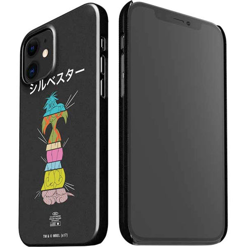 Looney Tunes Sylvester the Cat Sliced Juxtapose iPhone 12 Mini Lite Case