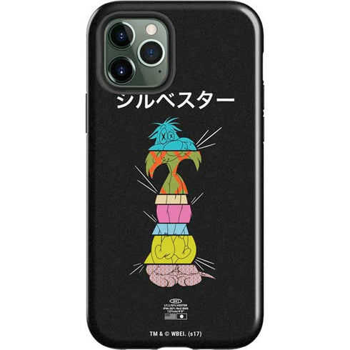 Looney Tunes Sylvester the Cat Sliced Juxtapose iPhone 12 Pro Max Impact Case